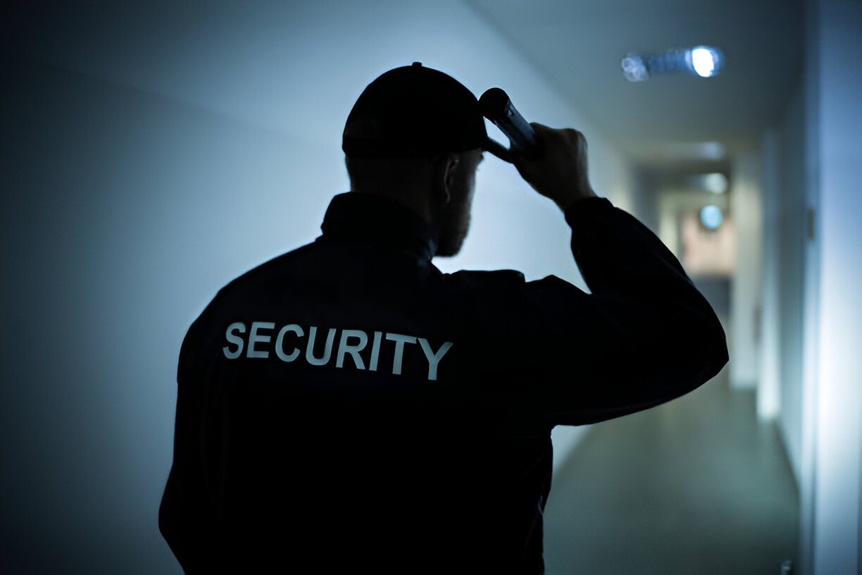 Security Guard Abbotsford on duty at a commercial site